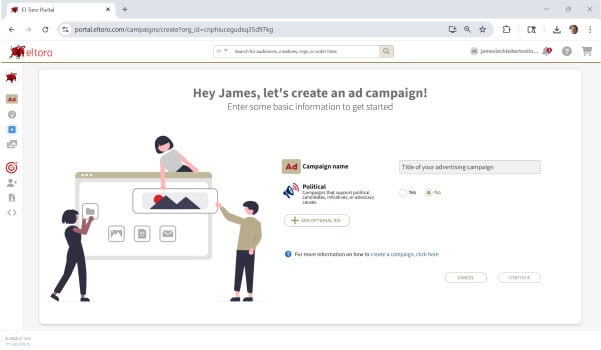 Visual of a hyper-targeted marketing platform used for precise digital campaigns