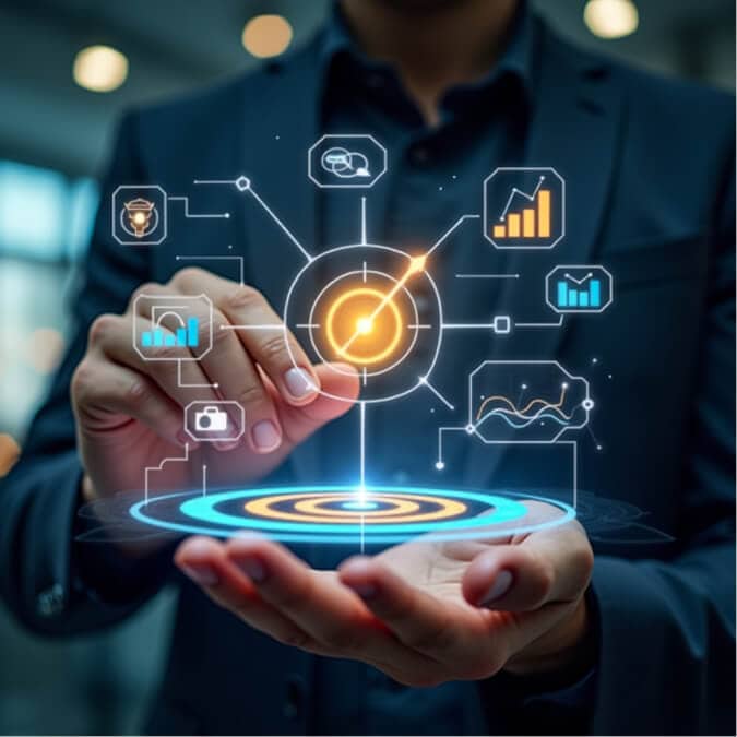targeted digital marketing wireframe